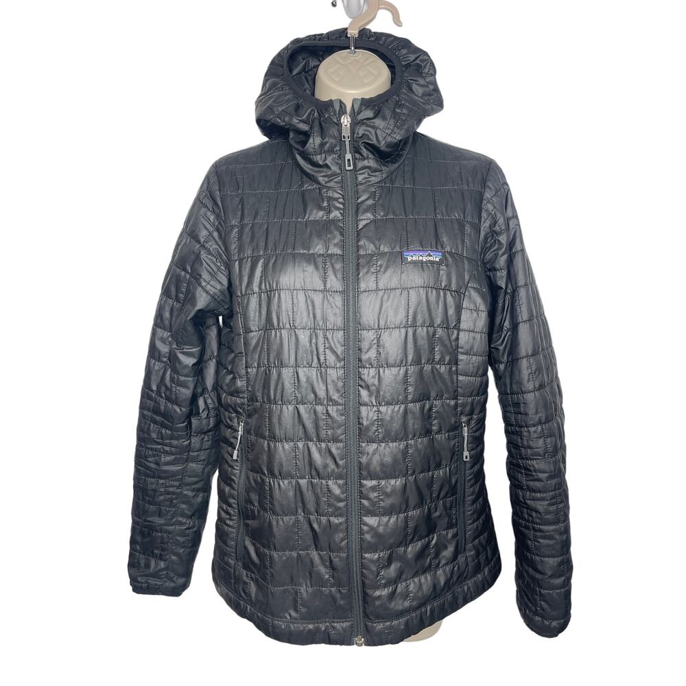 Patagonia Dark Quilted Puffer Jacket